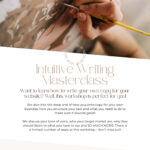Intuitive Writing Masterclass for Beginners - Unleash Your Creativity and Find Your Unique Writing Voice!